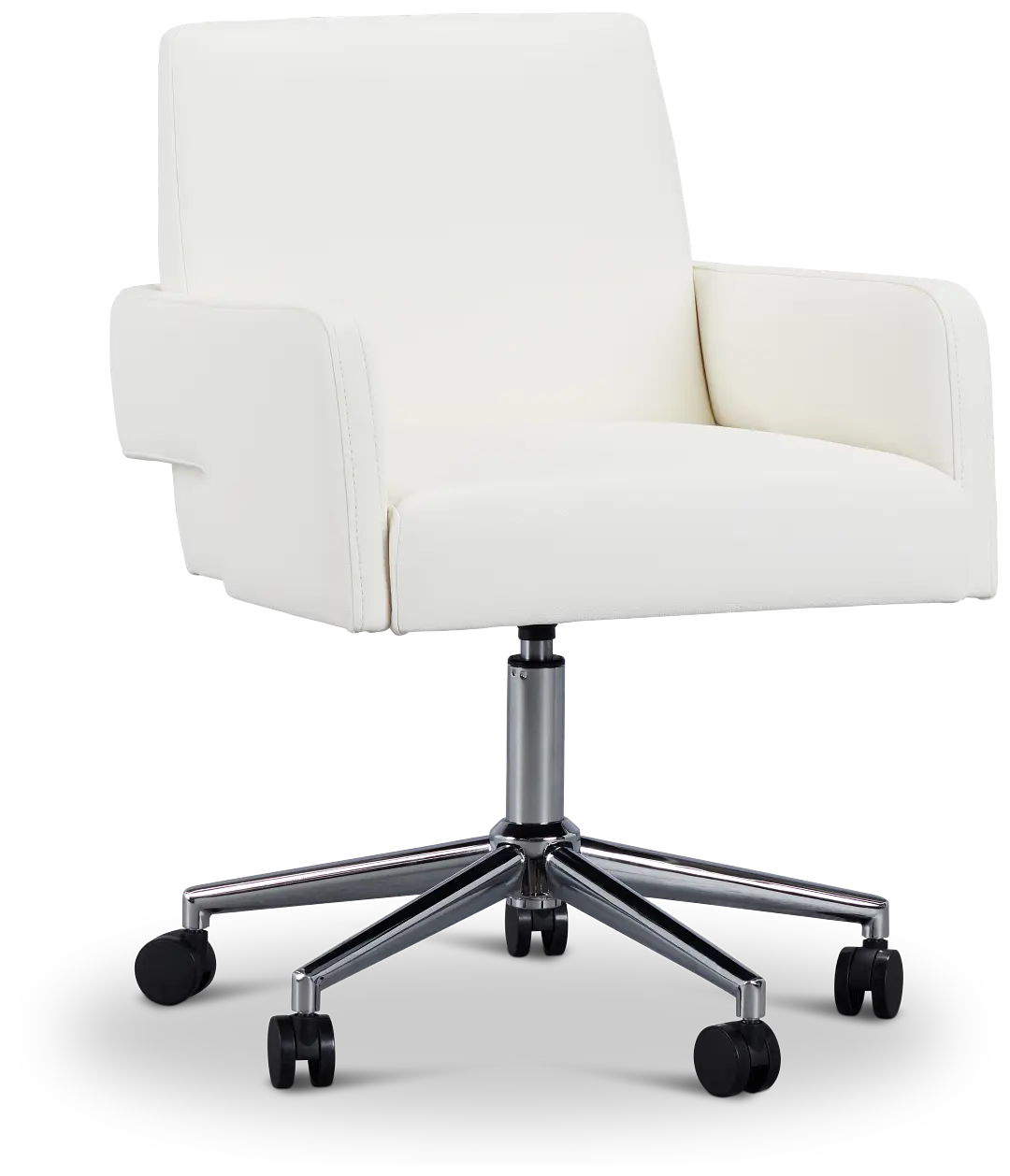 Skye White Swivel Desk Chair Skye White Swivel Desk Chair