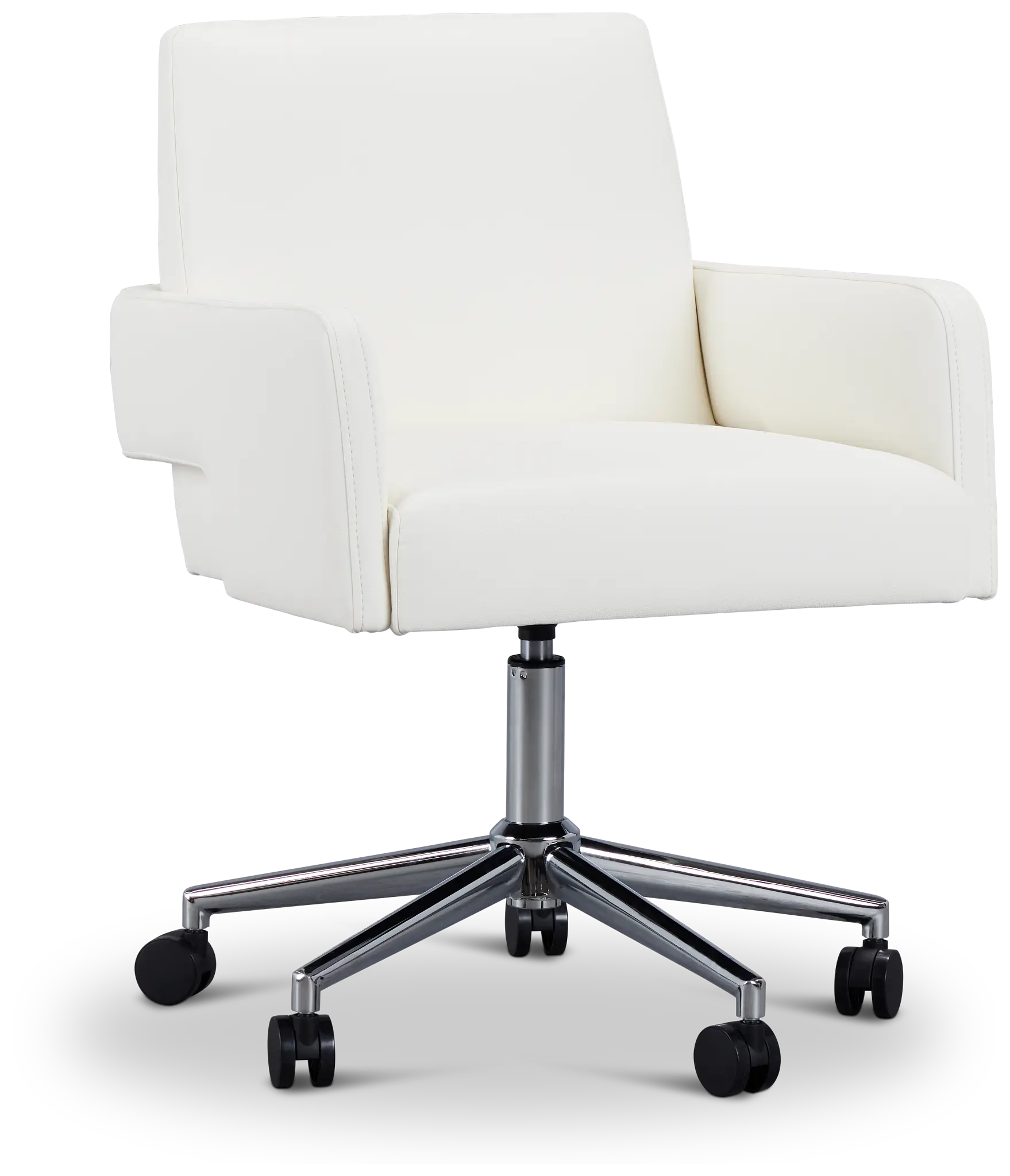 Skye White Swivel Desk Chair Skye White Swivel Desk Chair