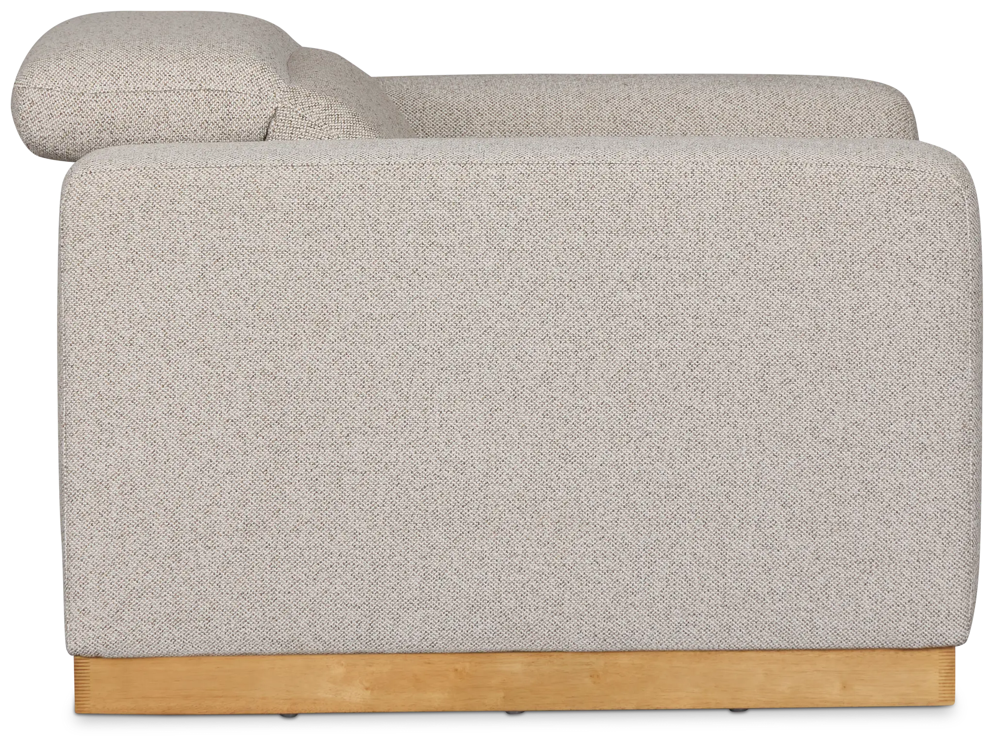 Leona Light Gray Fabric Power Recliner With Power Headrest Leona Light Gray Fabric Power Recliner With Power Headrest