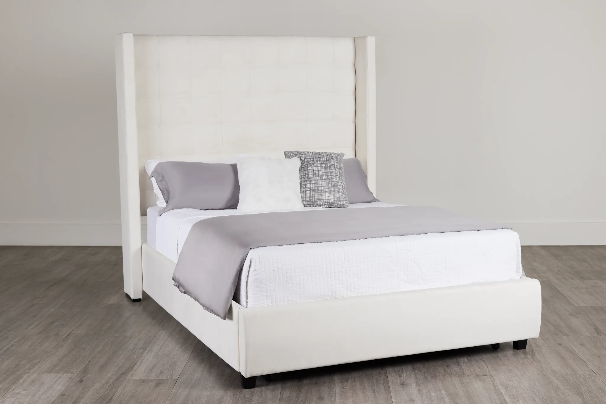 Marco White Uph Platform Storage Bed