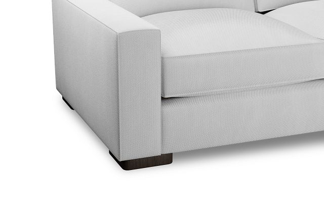 Edgewater Delray White Small Two-arm Sectional