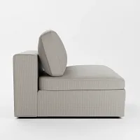 Destin Lucy Light Beige Fabric Swivel Chair