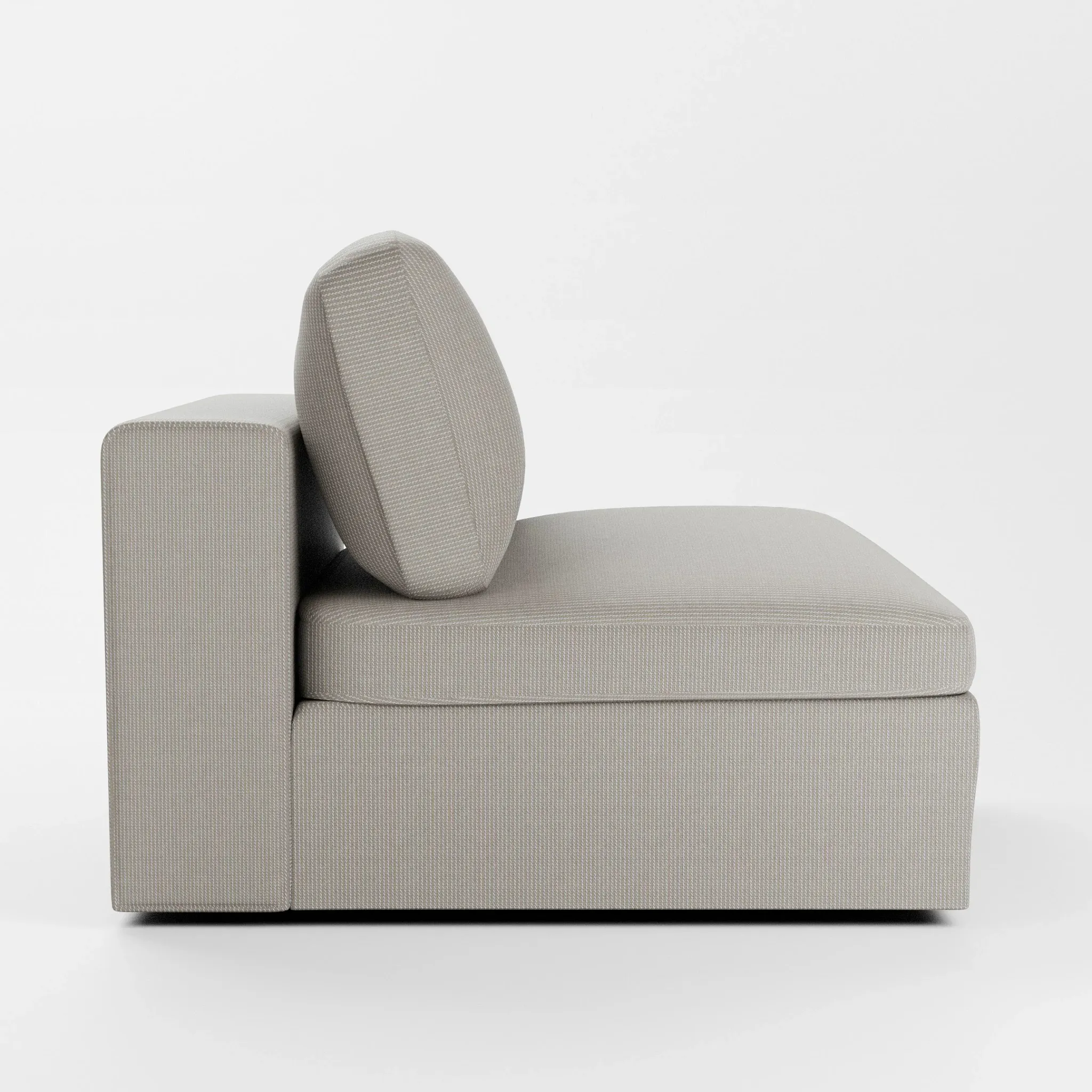 Destin Lucy Light Beige Fabric Swivel Chair