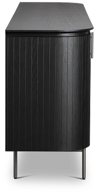 Nomad Black Round Buffet