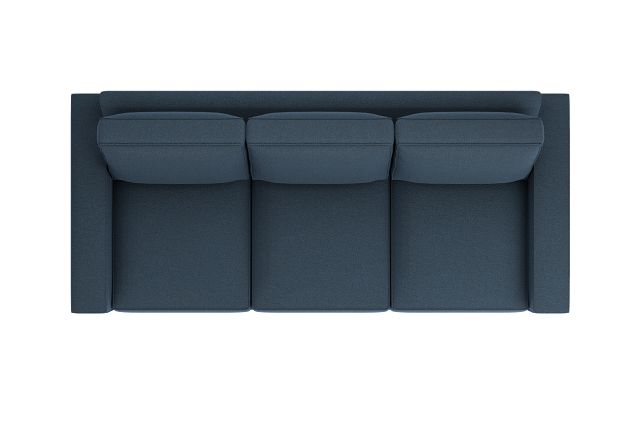 Edgewater Elite Blue 96" Sofa W/ 3 Cushions