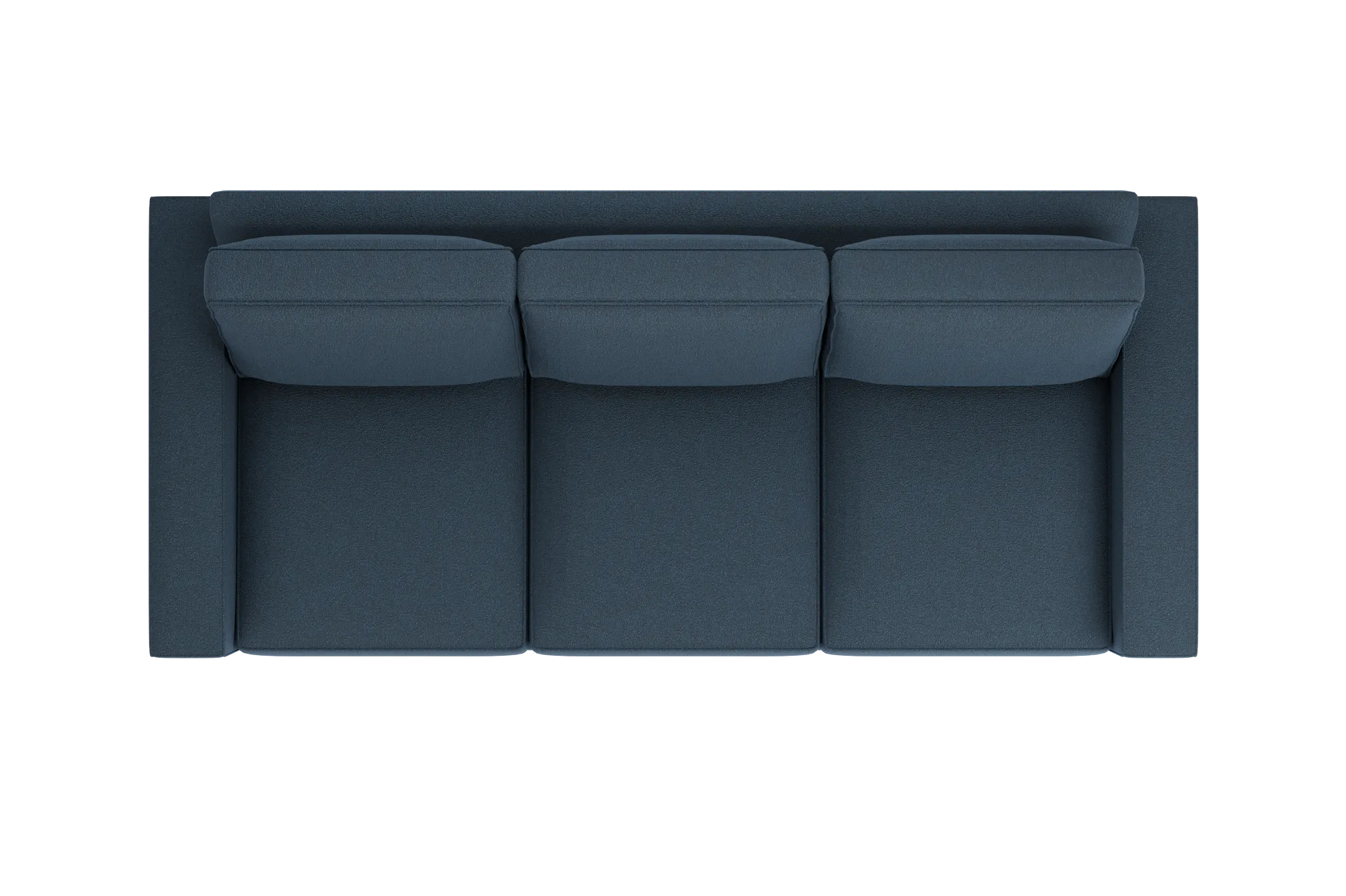 Edgewater Elite Blue 96" Sofa W/ 3 Cushions