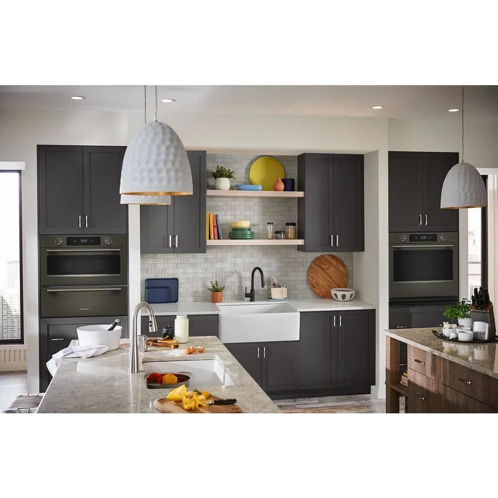 Kitchenaid 730 Series Black Single Electric Oven