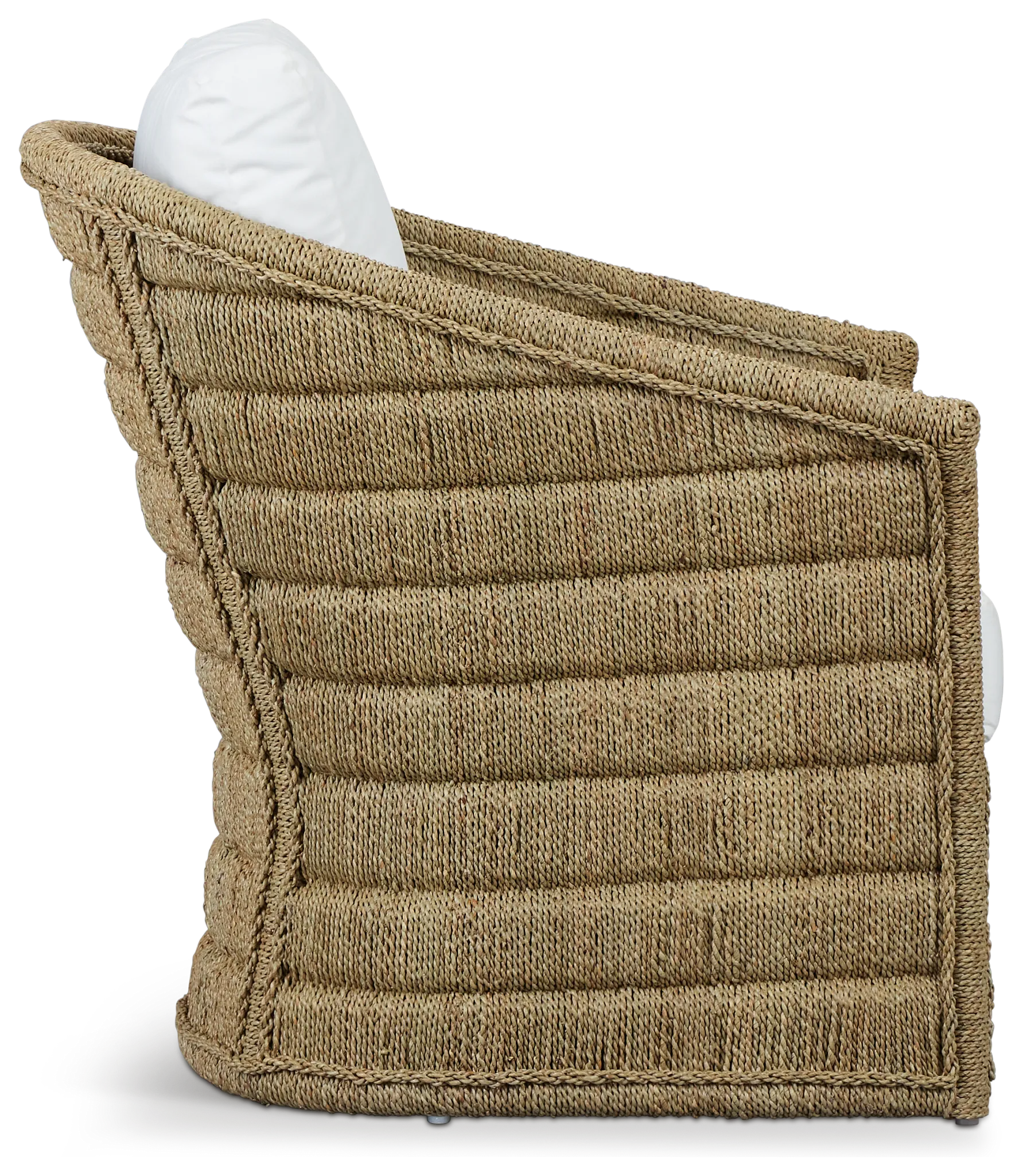 Torren Brown Woven Accent Chair