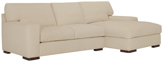 Veronica Khaki Down Right Chaise Sectional
