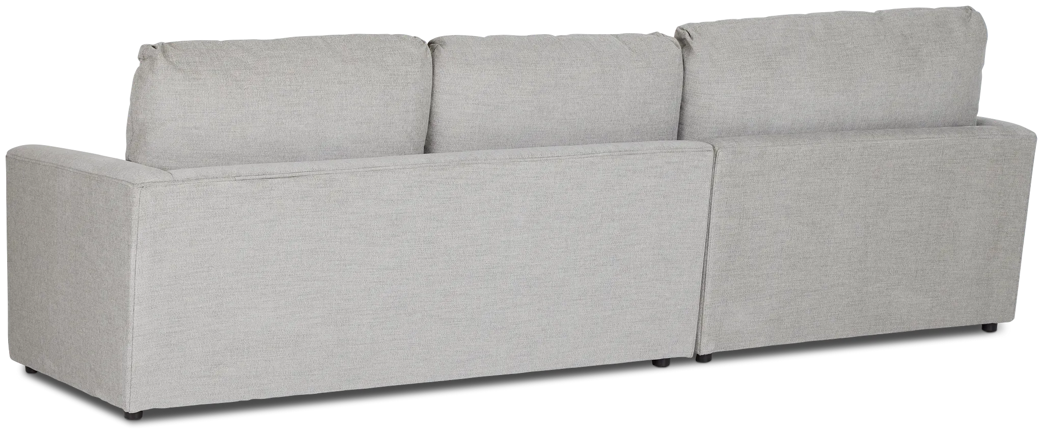 Noah Gray Fabric Left Chaise Sectional