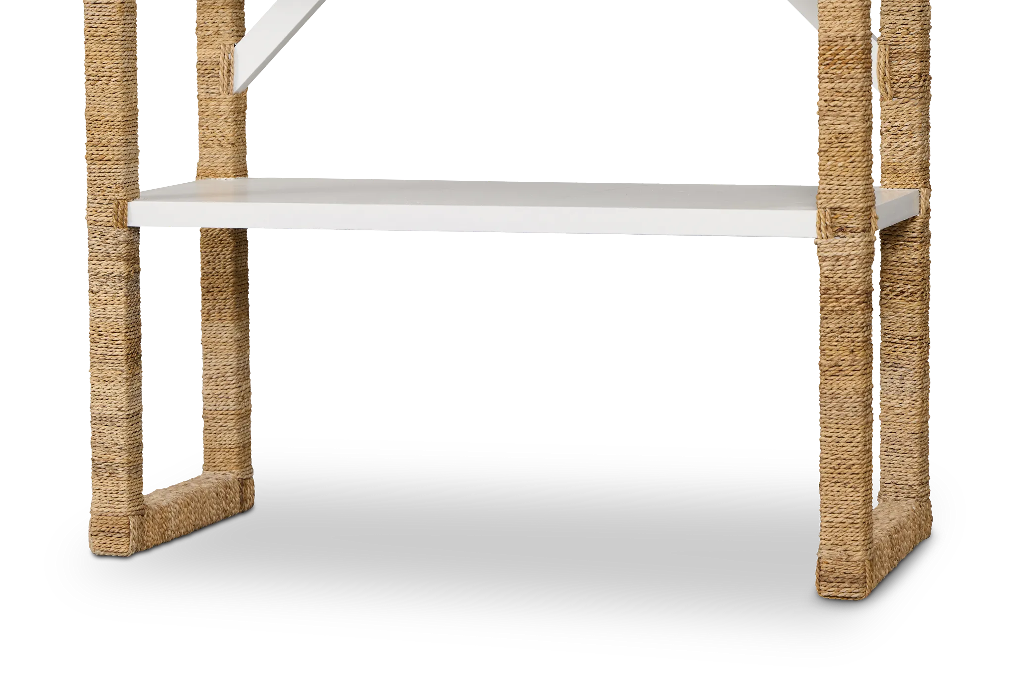 Marley Light Tone Woven Bookcase