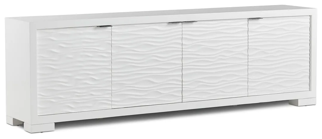 Ocean Drive White 96" Tv Stand