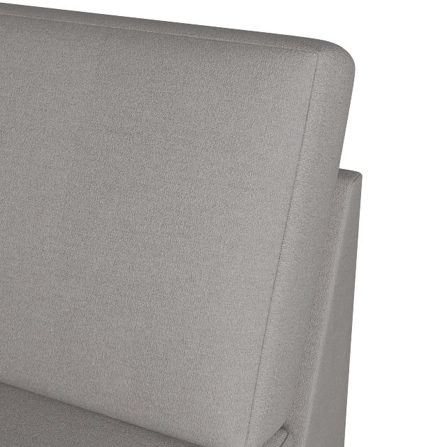 Citymod Light Gray Fabric Armless Chair
