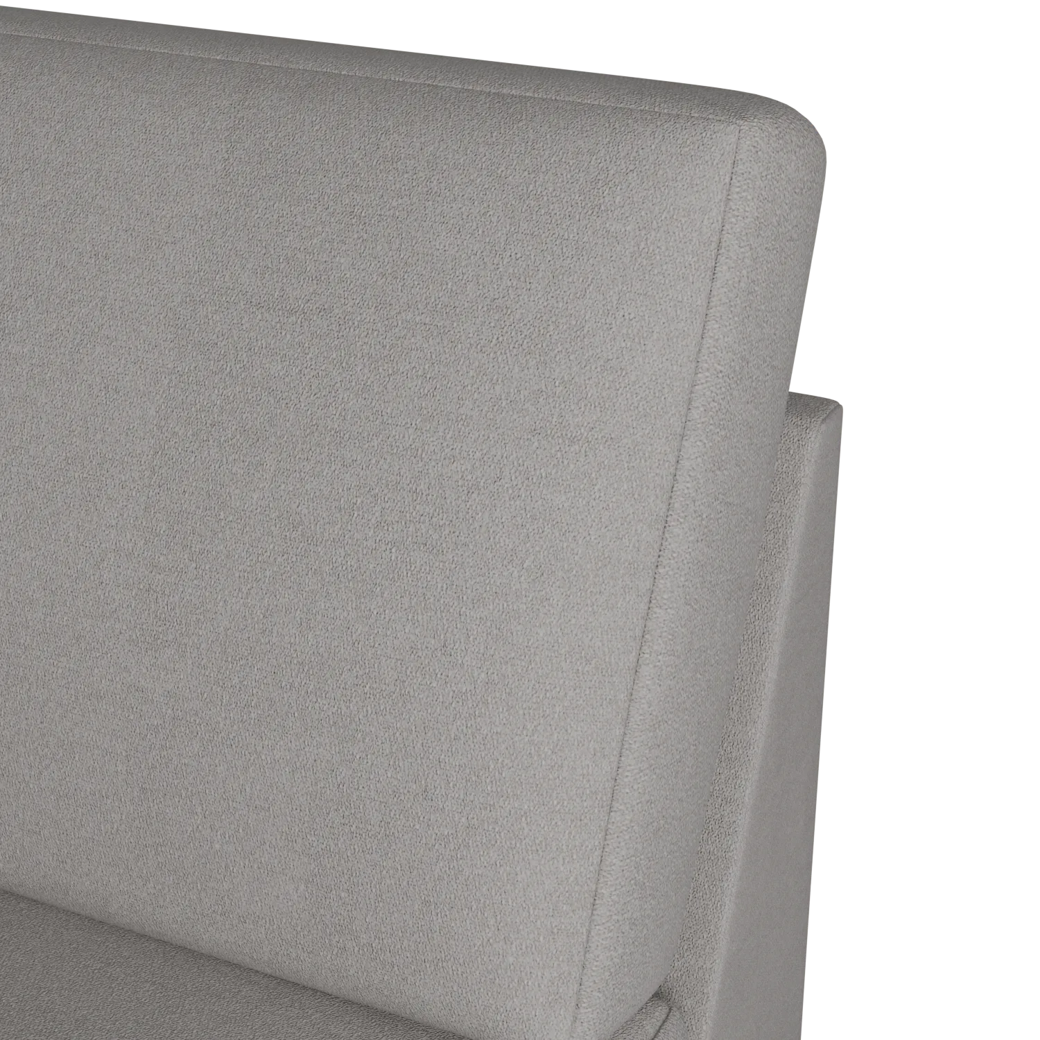 Citymod Light Gray Fabric Armless Chair