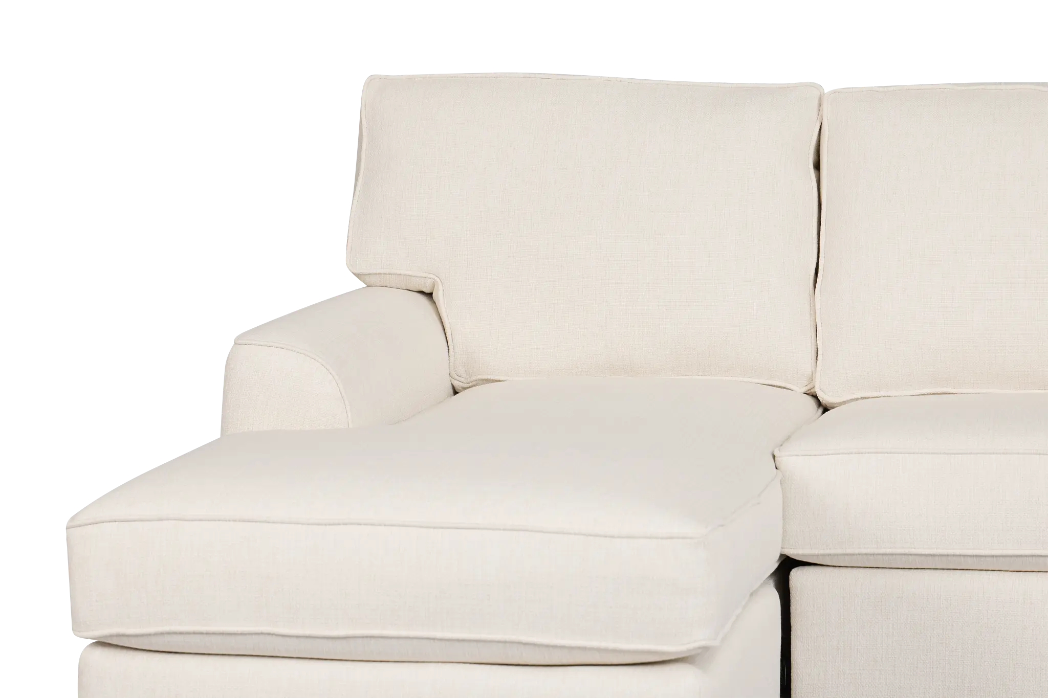 Sinclair Light Beige Fabric Small Left Chaise Sectional Sinclair Light Beige Fabric Small Left Chaise Sectional