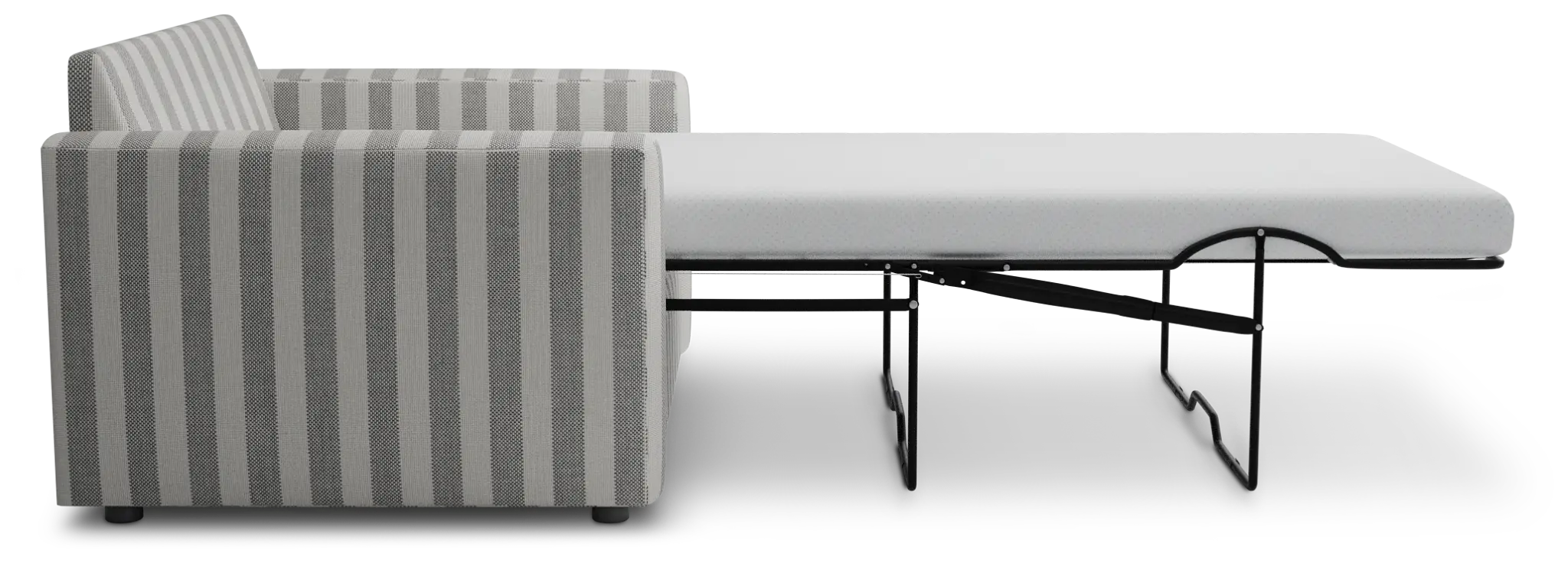 Siesta Sea Lane Dark Gray Fabric Memory Foam Sleeper Siesta Sea Lane Dark Gray Fabric Memory Foam Sleeper