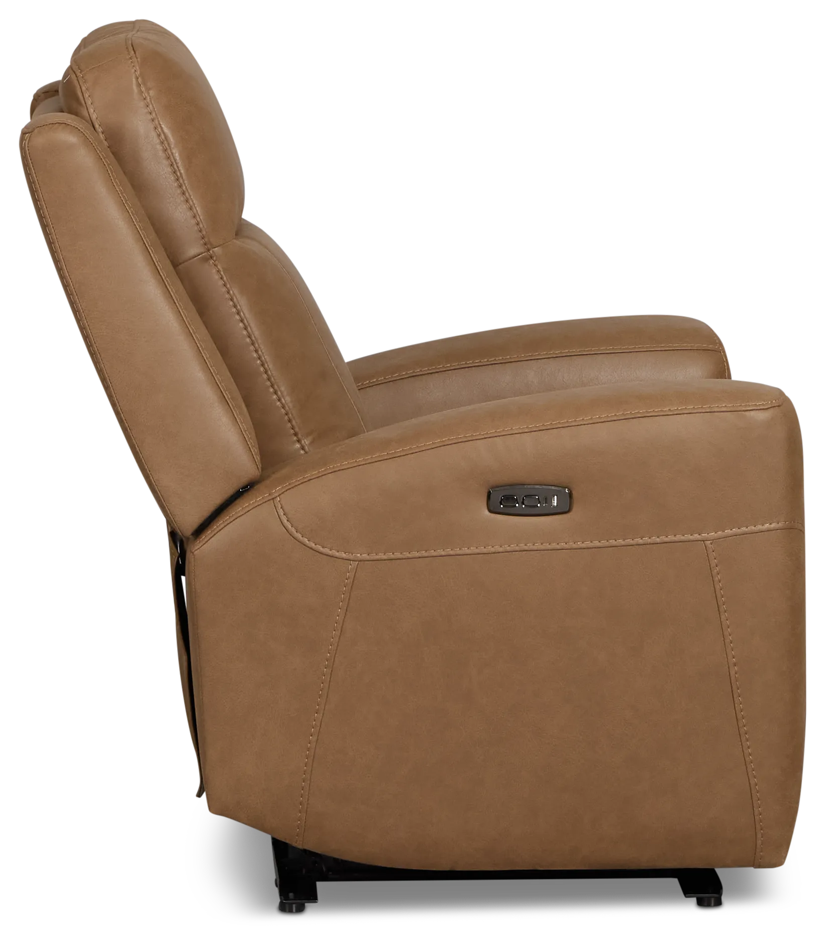 Colton Brown Micro Power Recliner With Power Headrest