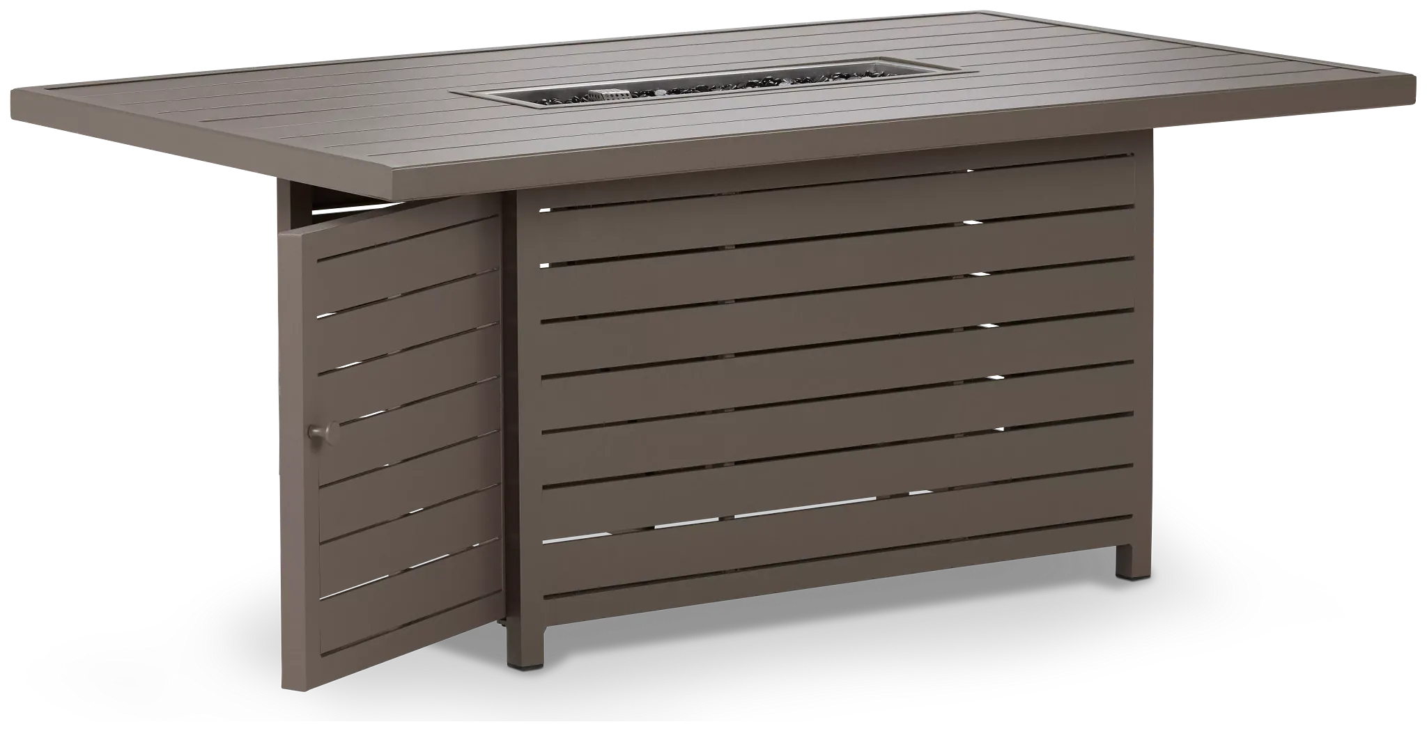 Raleigh Taupe Rect Fire Pit