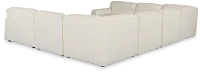 Blanca White Leather 8-piece Modular Sectional