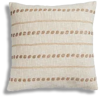 Lagani Ivory Square Accent Pillow