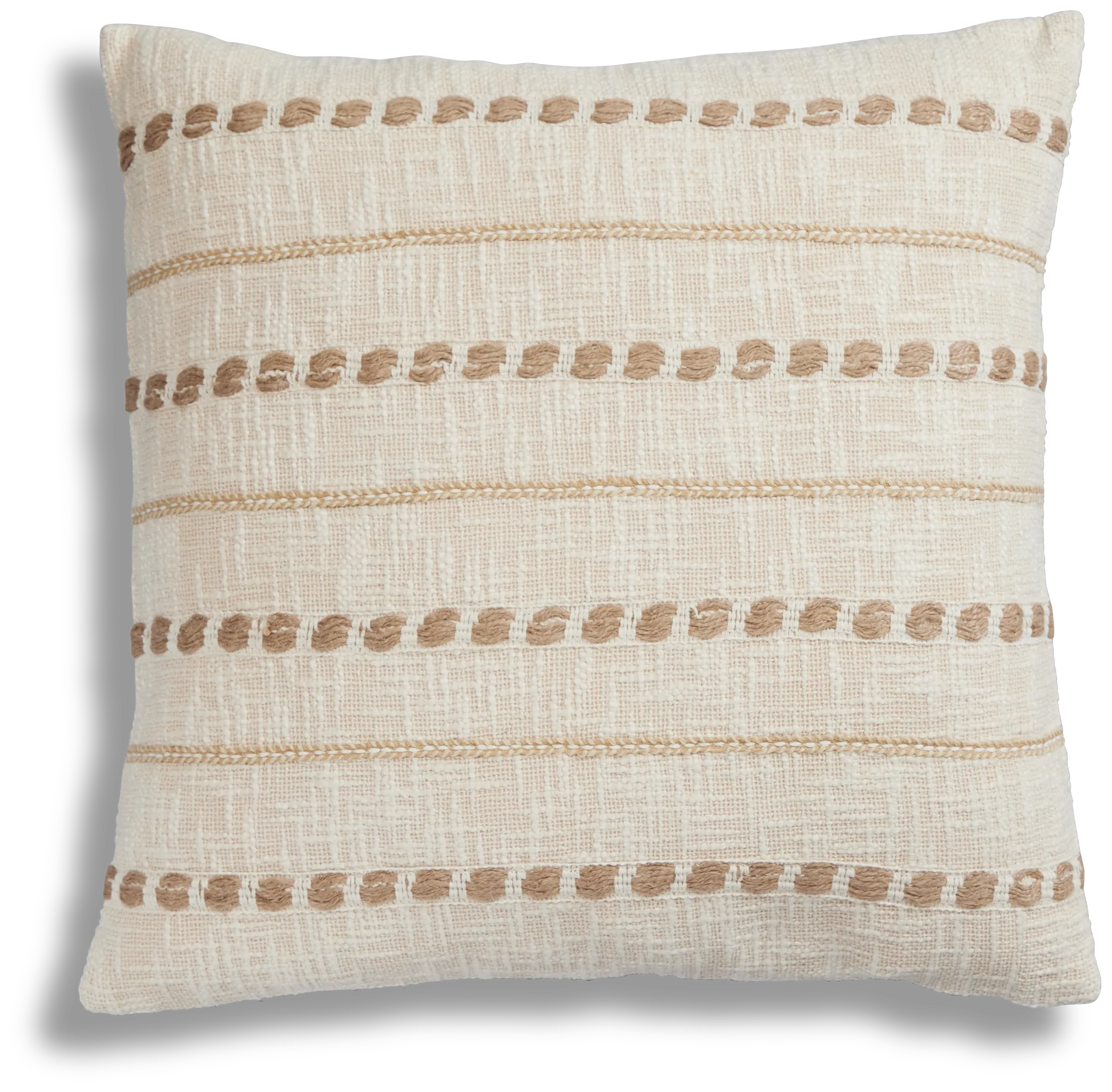 Lagani Ivory Square Accent Pillow