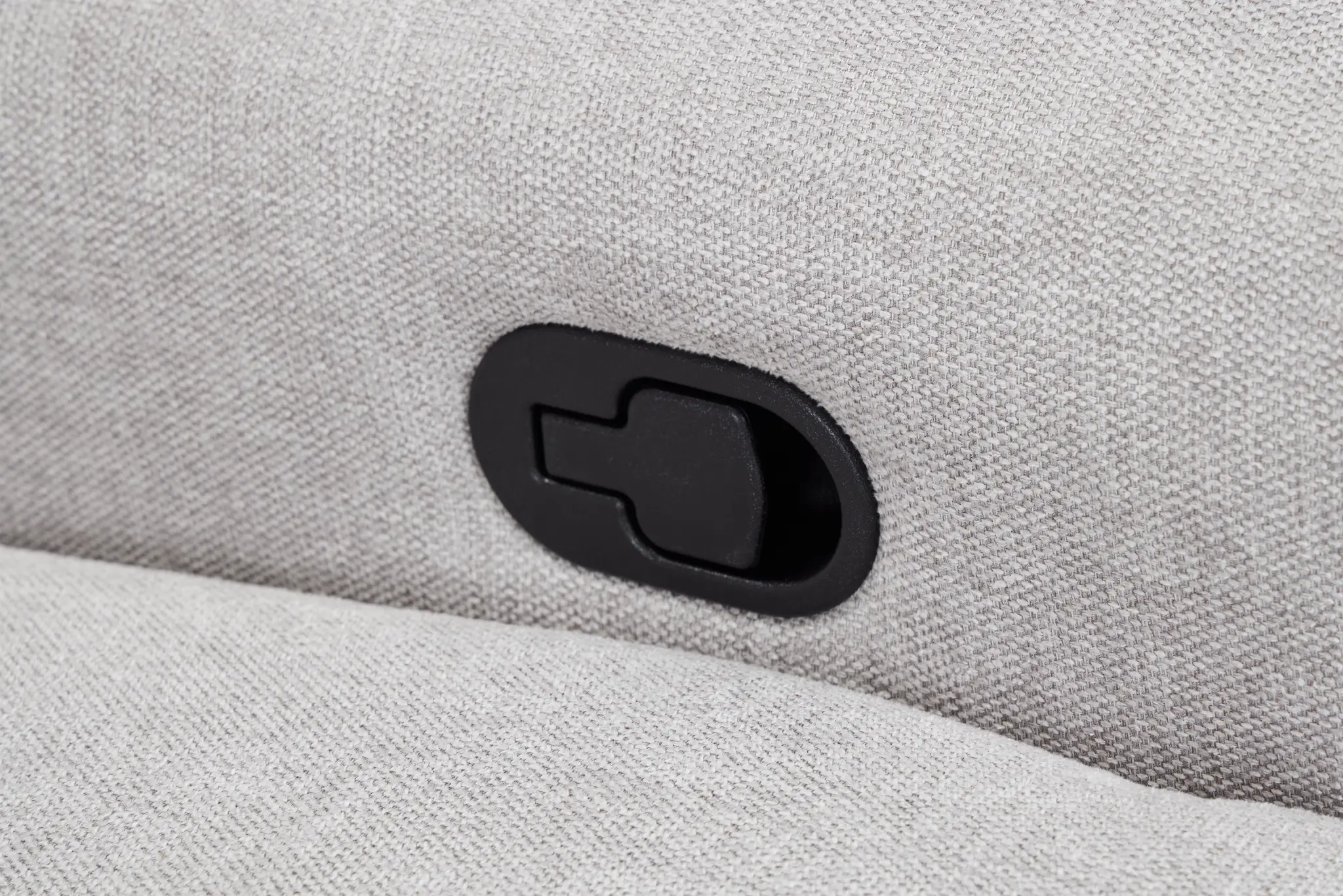 Callum Light Gray Fabric Large Dual Manually Reclining Two-arm Sectional Callum Light Gray Fabric Large Dual Manually Reclining Two-arm Sectional
