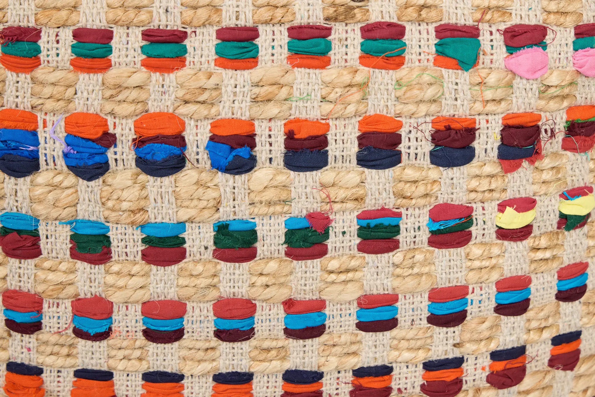 Poppy Multicolored Accent Pouf Poppy Multicolored Accent Pouf