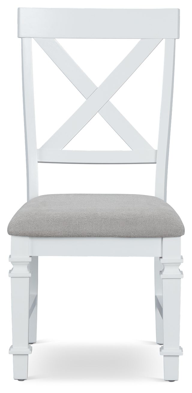 Marina2 White Wood Side Chair