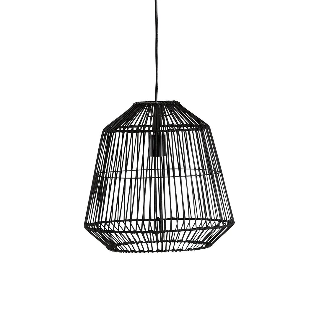 Resin Black Bamboo Pendant