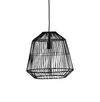 Resin Black Bamboo Pendant