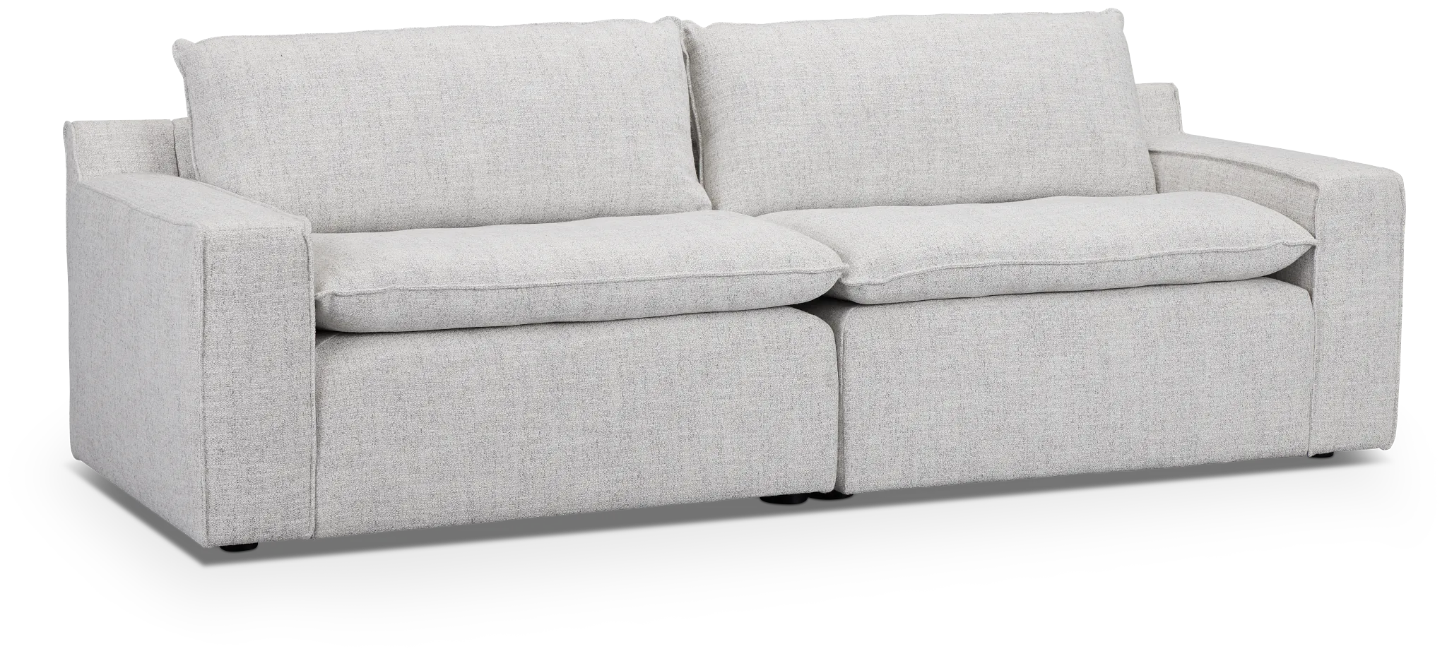 Aurora Light Gray Micro Sofa