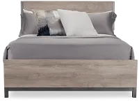 Evanston Gray Panel Bed