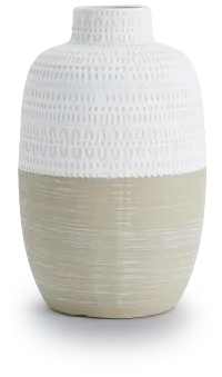 Leif Beige Large Vase