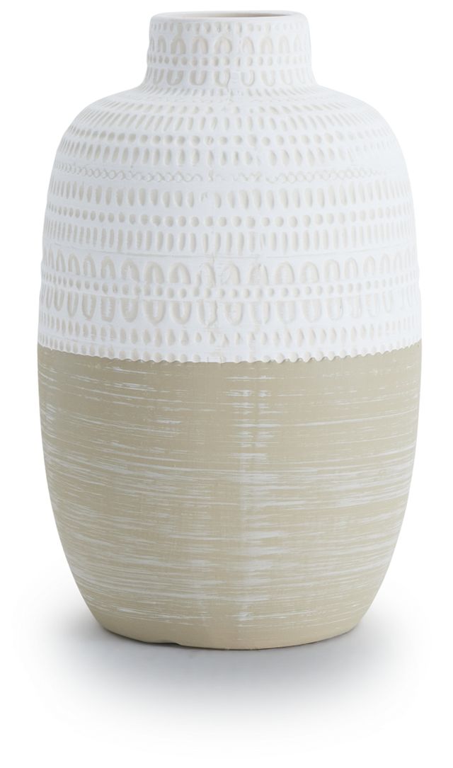 Leif Beige Large Vase