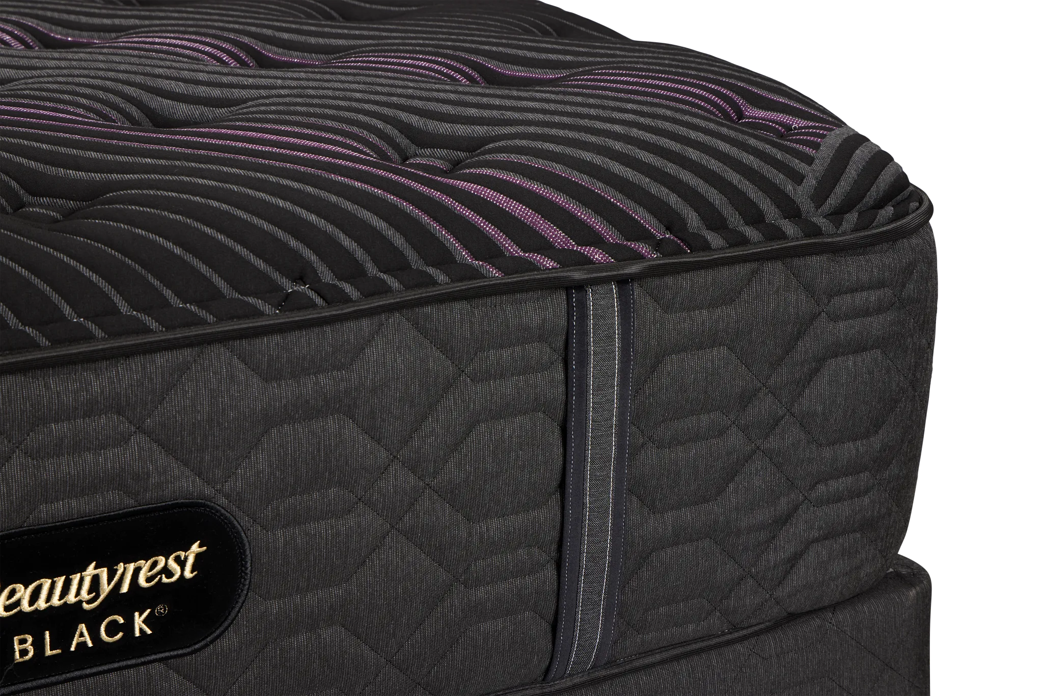 Beautyrest Black Series Two Plush Tight Top Low-profile Mattress Set