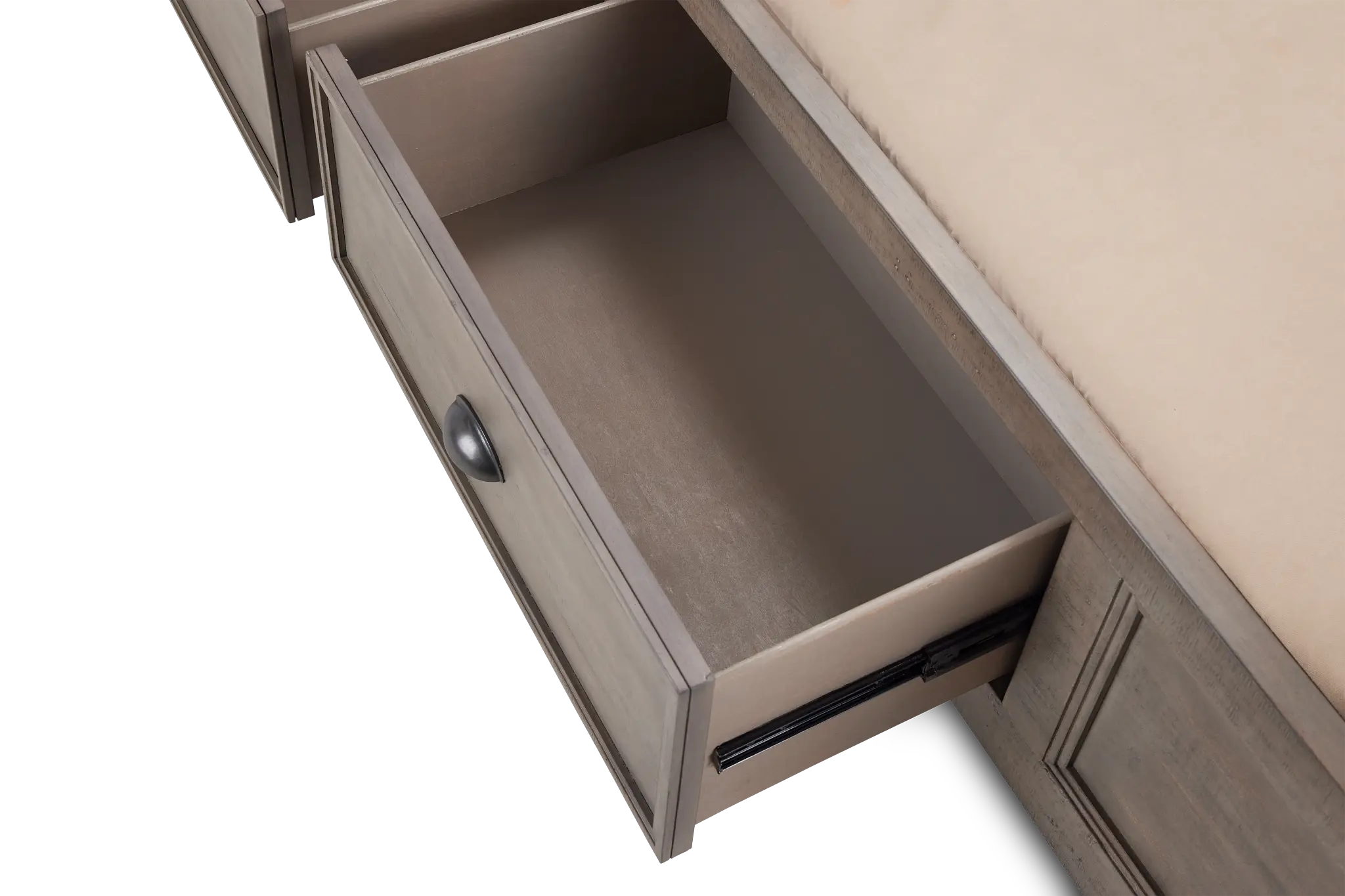 Heron Cove Light Tone Panel Storage Bed Heron Cove Light Tone Panel Storage Bed