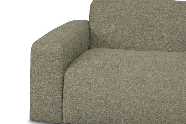 Baylor Green Fabric 3-piece Modular Sofa