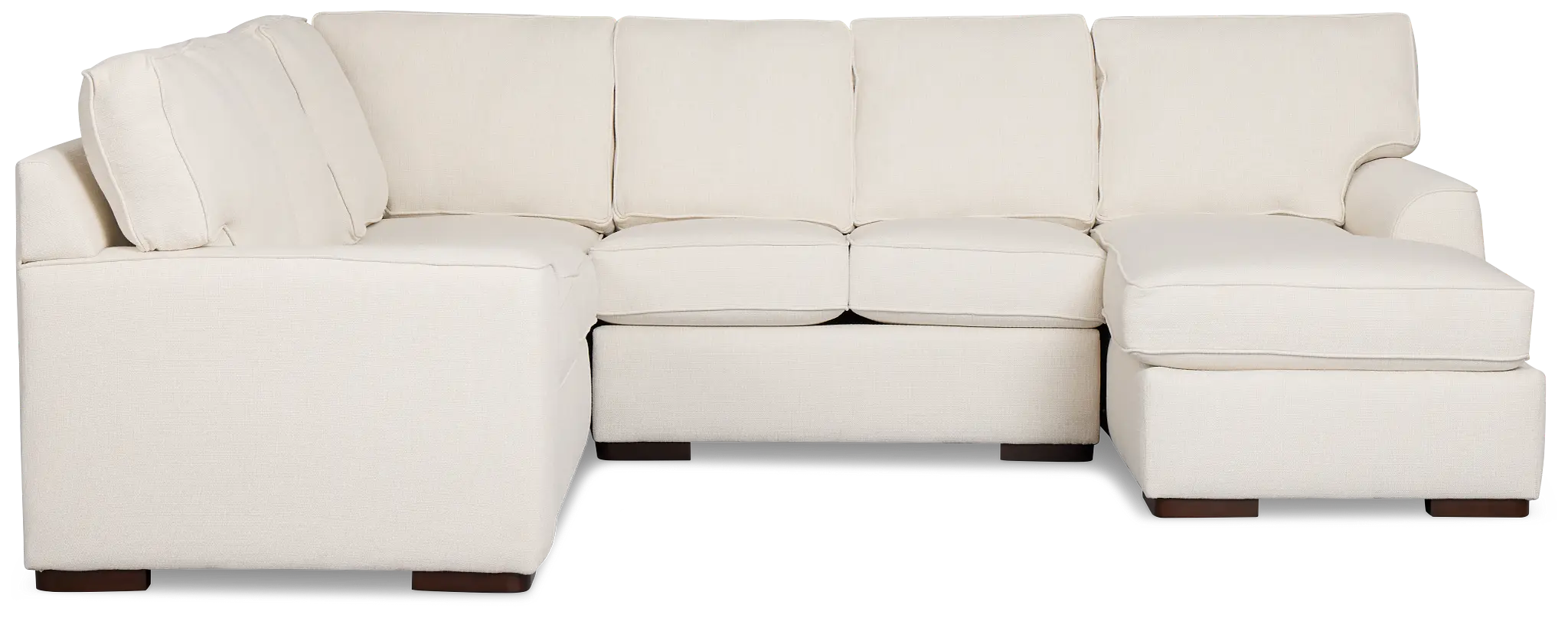 Sinclair Light Beige Fabric Medium Right Chaise Sectional Sinclair Light Beige Fabric Medium Right Chaise Sectional