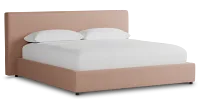 Grayton Joya Light Pink 44" Upholstered Platform Bed
