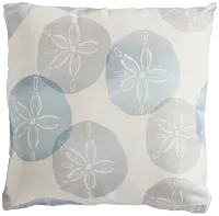 Sand Dollar Green 20" Accent Pillow
