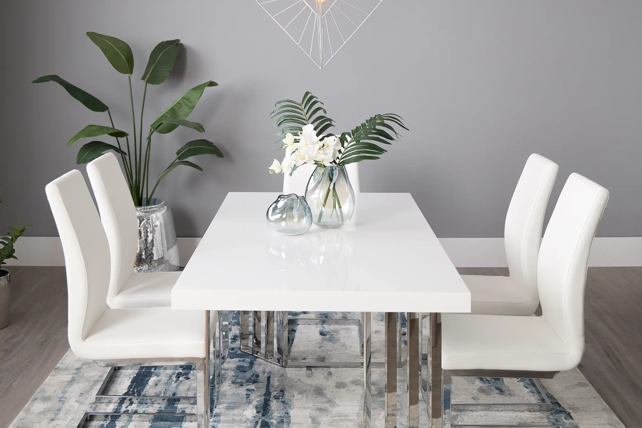 Axel White Rectangular Table Axel White Rectangular Table