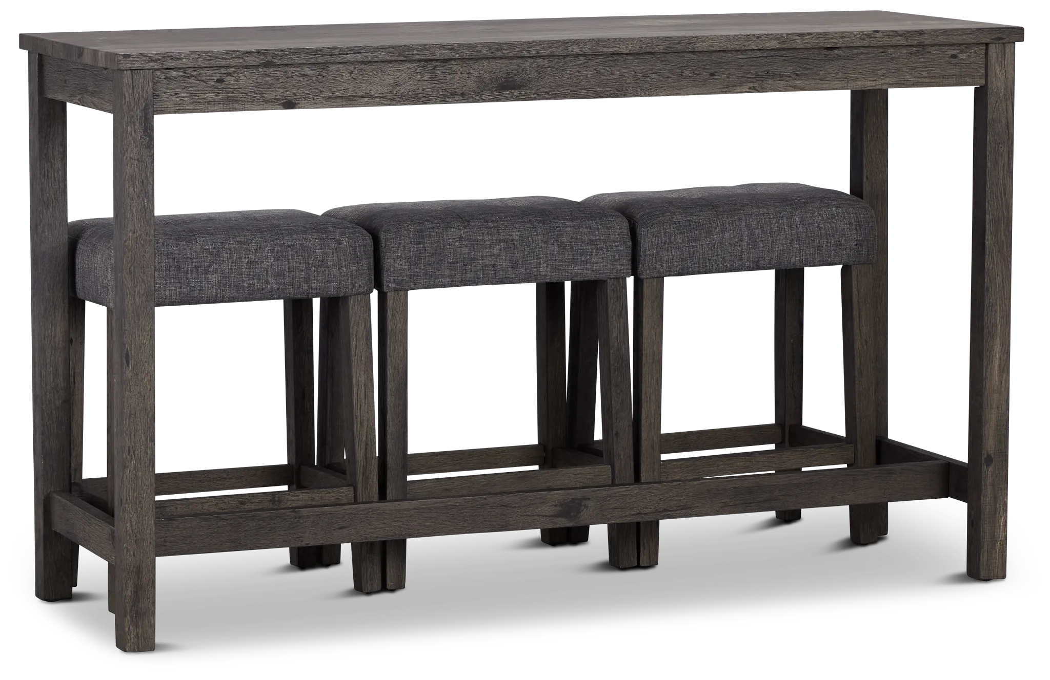 Robin Dark Tone High Table & 3 Barstools