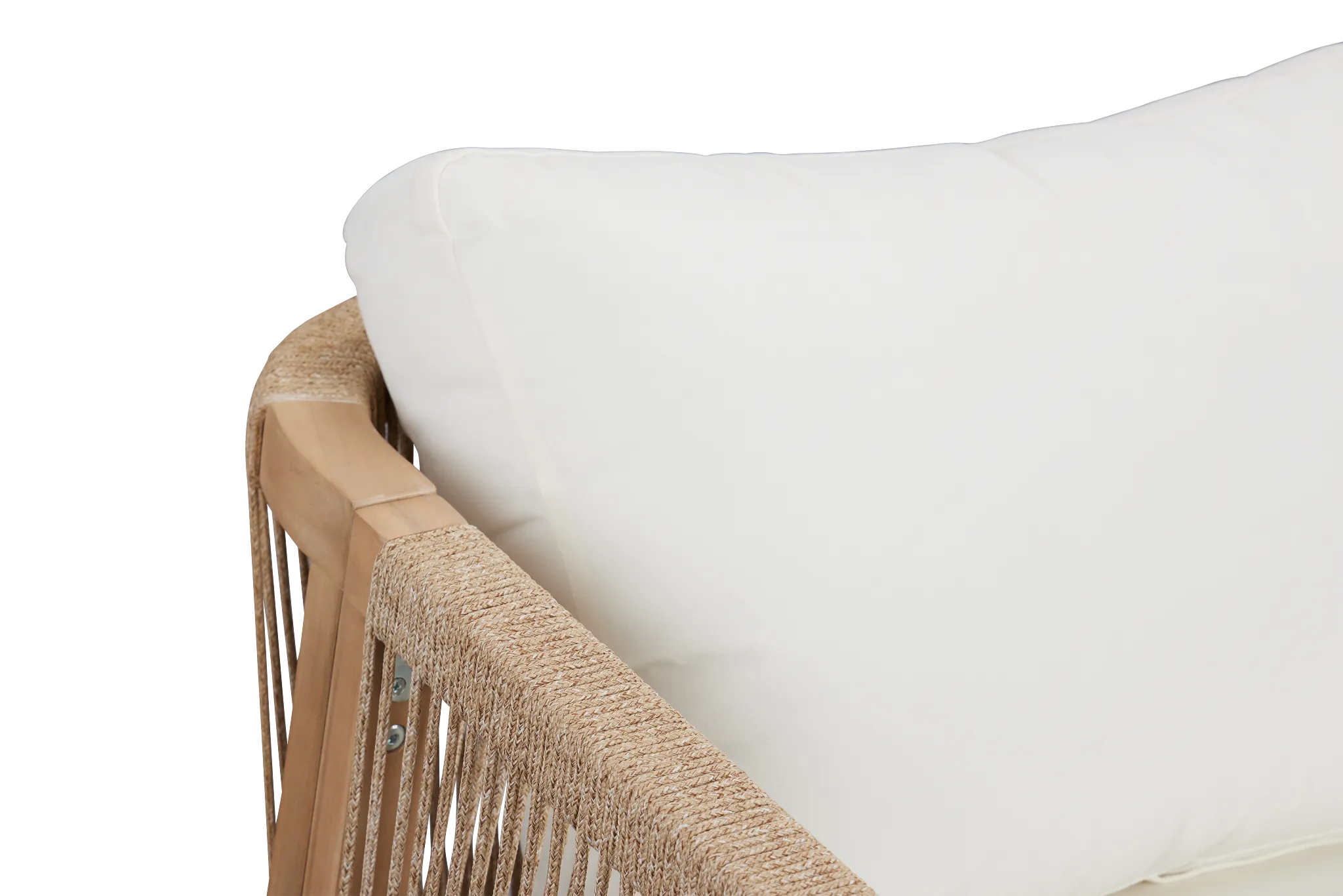 Laguna Light Tone Sofa With White Cushions