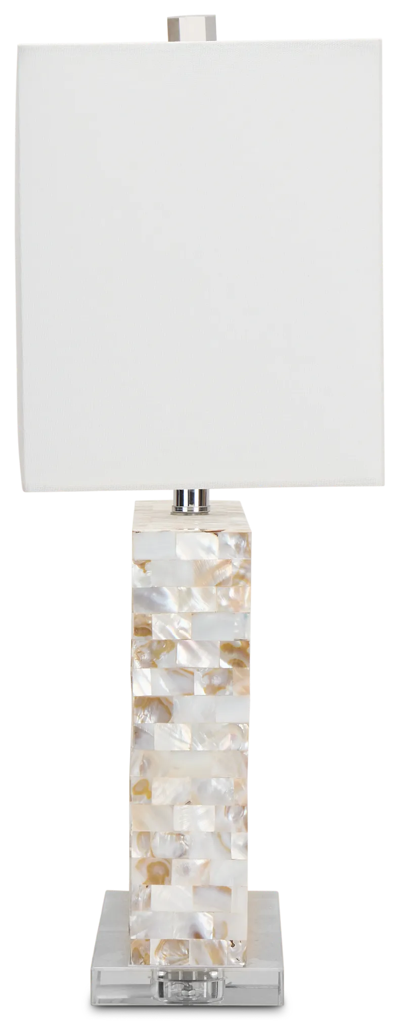 Claire Multicolored Crystal Table Lamp