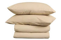 Rest & Renew Linen Blend Dark Beige Duvet Set