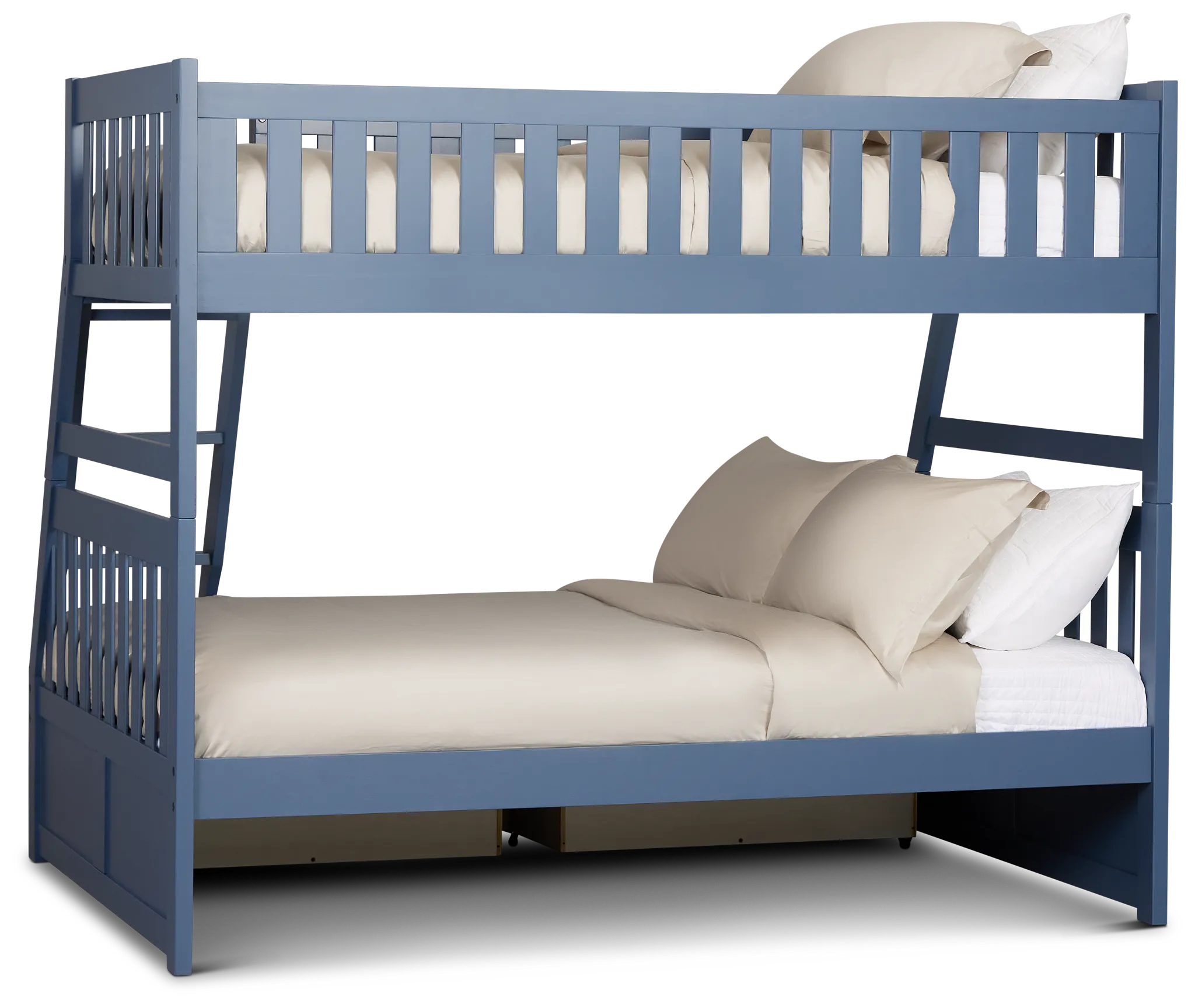 Charleston Dark Blue Storage Bunk Bed