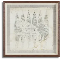 Geo Gray Framed Wall Art