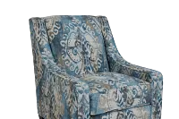 Soledad Blue Fabric Accent Chair