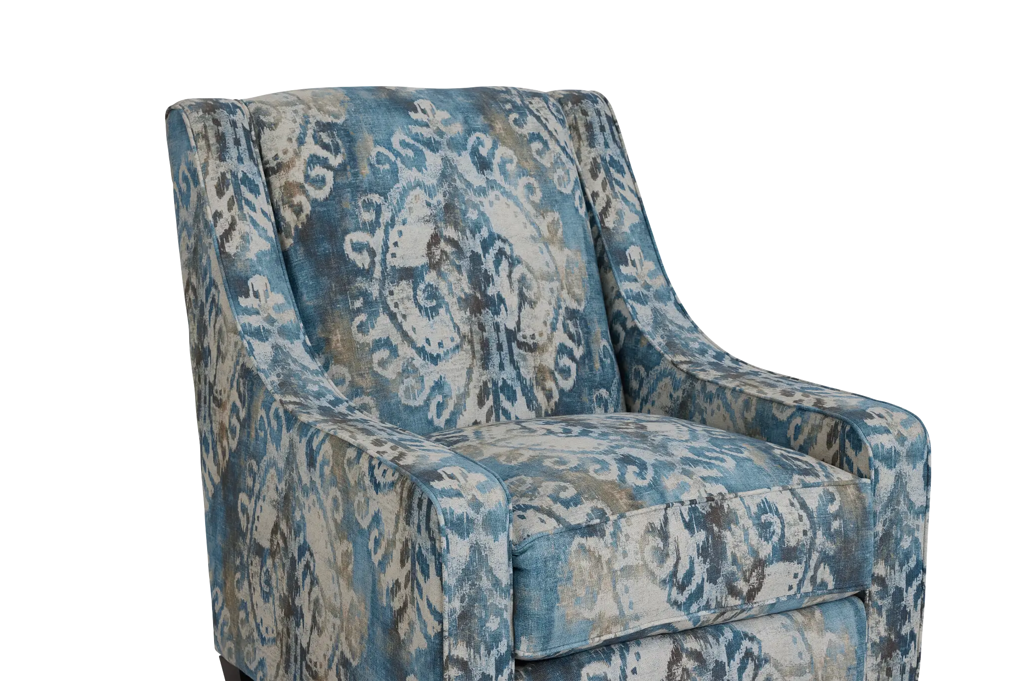 Soledad Blue Fabric Accent Chair Soledad Blue Fabric Accent Chair
