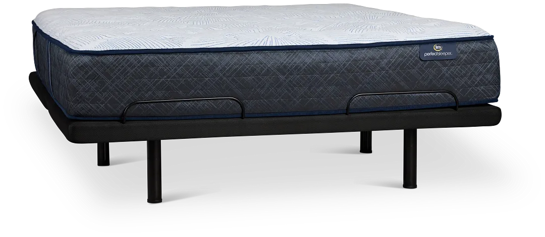 Serta Perfect Sleeper Blue Lagoon Nights Plush Plus Adjustable Mattress Set
